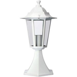 EDM - Lantaarn Wandlamp Van Aluminium En Kristal Ip44 E27 60W Wit Kleur Ø16X40Cm Model Zurich Edm - 8425998734041