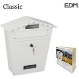 EDM - Classic - Brievenbus - Wit - Staal