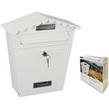 EDM - Classic - Brievenbus - Wit - Staal