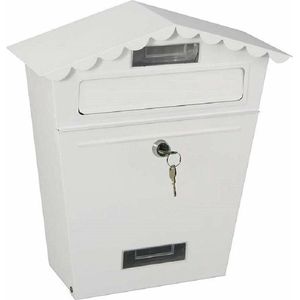 EDM - Classic - Brievenbus - Wit - Staal
