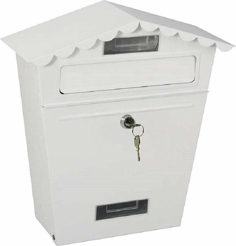 EDM - Classic - Brievenbus - Wit - Staal
