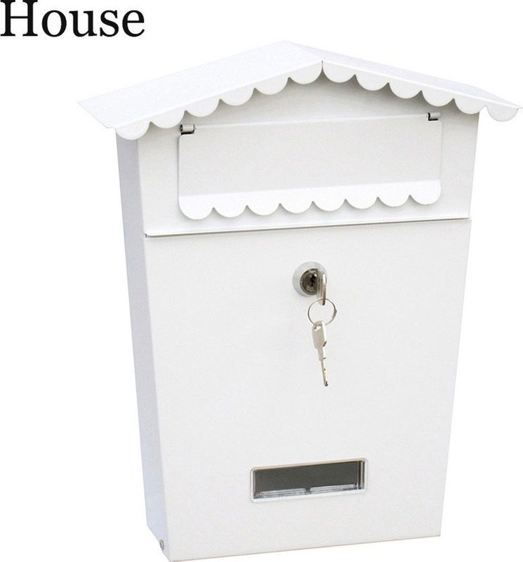 EDM - Brievenbus - Staal - Wit - Met 2 Sleutels