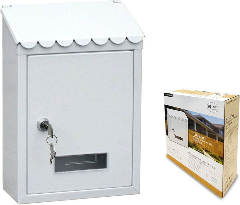EDM - Standard - Brievenbus - Grijs - Hoogwaardig Materiaal
