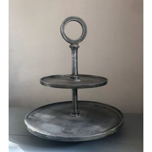 Etagere PTMD twee laags. Mooie zware kwaliteit