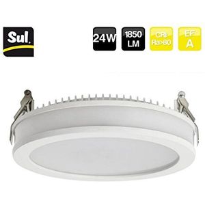 Sulion Surfix Downlight LED inbouwlamp, 24 W, wit
