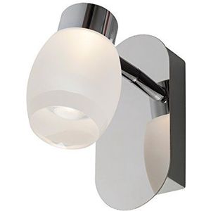 Sulion - LED wandlamp chroom 5W 4000K energieklasse A | Wandlamp dimbaar voor gebruik binnenshuis | Verlichting en ventilatie [Energie-efficiëntieklasse A]