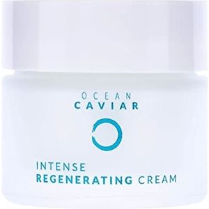 Noche y Día, Ocean Caviar Caviar Intensieve regeneratorcrème tegen rimpels, met caviar-extract, hyaluronzuur en collageen, marineblauw, 60 ml