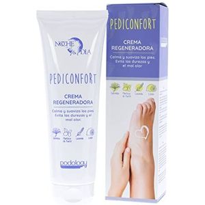 Noche y Día, PEDICONFORT regenererende crème, kalmeert en maakt de voeten glad, voorkomt hardheid en slechte geur, behandeling voor droge, vermoeide en verslechterde voeten. 250 ml