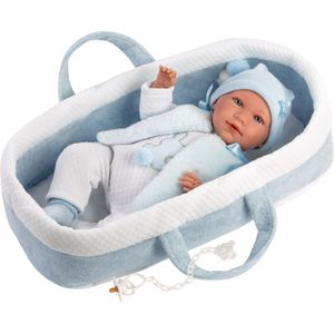 Llorens soft body babypop Mimo met reiswieg en speen 40 cm
