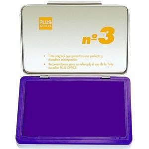 Stempel en tampons van het merk Plus Office Model Tampon Plus Nr. 3, klein, violet