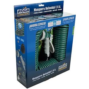 AQUA CONTROL C2107 N2-15 m tuinslang met aansluiting & adapters & spuitpistool met 7 eindfittingen