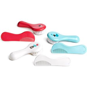 Set of combs/brushes Suavinex Hygge Baby Cepillo Rosa Pink 2 Units (2 Pieces)