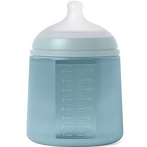 Chicco 308069-fles siliconen 240ML/SX PRO ŚREDNI PRZEPŁYW/MUSZTARDOWA/NEW ALL SILICONE