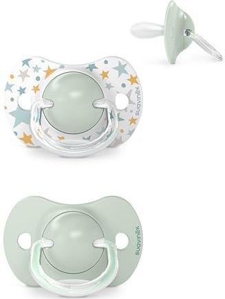 Suavinex Dreams Reversible Duo Blue 6-18m 2 stuks Silicone Fopspenen SXSDP2083126