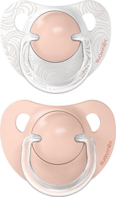 Suavinex Dreams Flat Duo Pink 0-6m 2 stuks Silicone Fopspenen SXSDA1083355