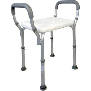 Douchestoel / badstoel | in hoogte verstelbaar | met armleuningen en antislipkussens | Acueducto | Mobiclinic