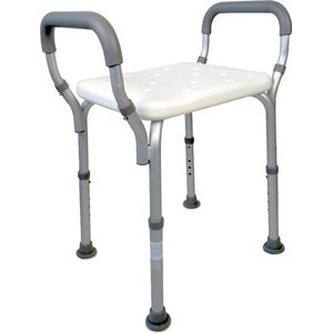 Douchekruk - Aluminium - Verstelbaar - Antislipvoetjes - Ergonomisch