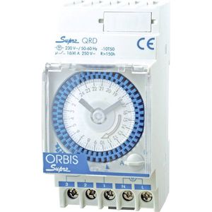 ORBIS Zeitschalttechnik SUPRA QRD 230V DIN-rail schakelklok Analoog 230 V/AC