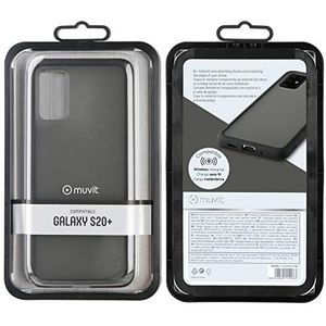 Muvit Beschermhoes voor Samsung Galaxy S20 Plus Smoky Edition, zwart