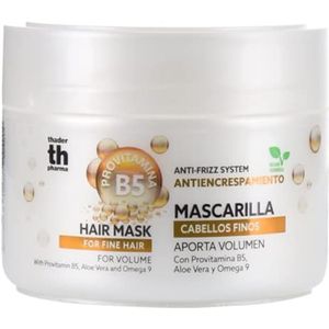 Thader Th Pharma Frizz Provitamine B5, Aloë Vera en Omega 9 anti-effect masker voor fijn haar, 300 ml