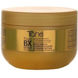 Tahe Magic BX Gold Redensificerend masker, ultra-verzorgend, ideaal voor droog en beschadigd haar, 300 ml