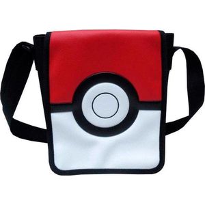 Pokémon- Pokeball-schoudertas, tas, tas met klep, veelkleurig, officieel product (CyP-merken)
