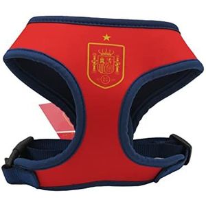 Sélection espagnole - Harnais pour chien, accessoires animaux, collier, taille M, couleur rouge, produit officiel (CyP Brands)