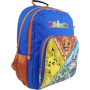 Pokemon® Rugzak, Starters, rugzak, schooltas, meerkleurig, officieel product (CyP Brands), meerkleurig, Estándar, Pokémon Kanto Starters schoolrugzak, Meerkleurig, Pokémon Kanto Starters schoolrugzak
