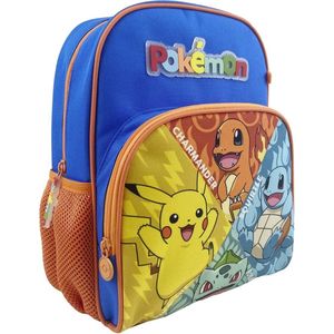 Pokémon Rugzak, Starters, rugzak, schooltas, rugzak, meerkleurig, officieel product (CyP Brands), meerkleurig, Estándar, Pokémon Kanto Starters rugzak, 30 cm, Meerkleurig, Pokémon Kanto Starters
