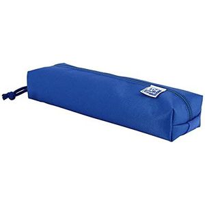 Oxford, Rechthoekig etui met rubber, 22 cm, blauw