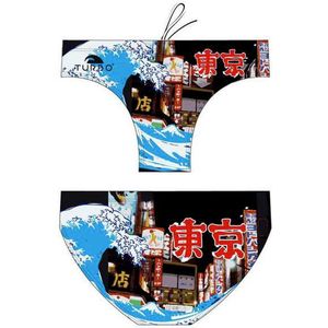 Turbo - Tokyo - Zwemslip - Veelkleurig - 5XL - Duurzame Stof - Voor Waterpolo