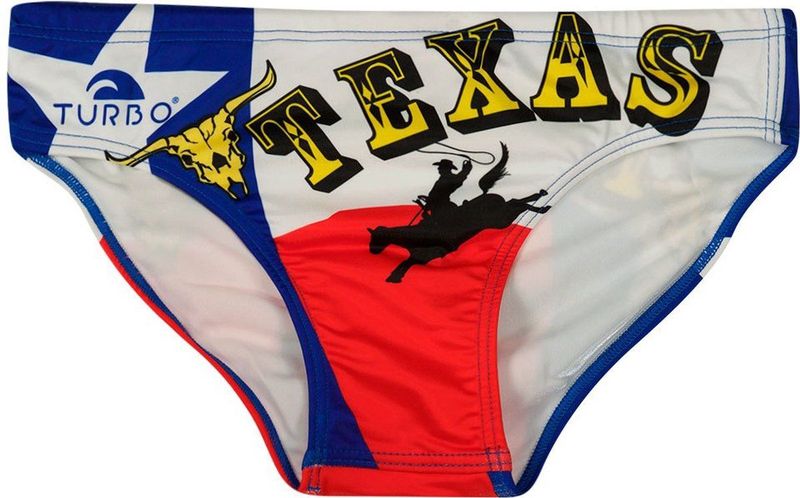 Turbo - Texas Swimming Brief - Zwart - 55% Polyester 45% PBT