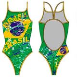 Turbo - Brazil Swimsuit - Groen - Badpak