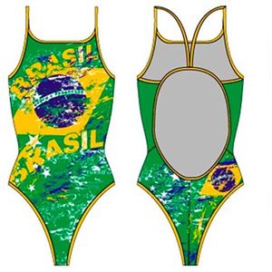 Turbo - Brazil Swimsuit - Groen - Badpak
