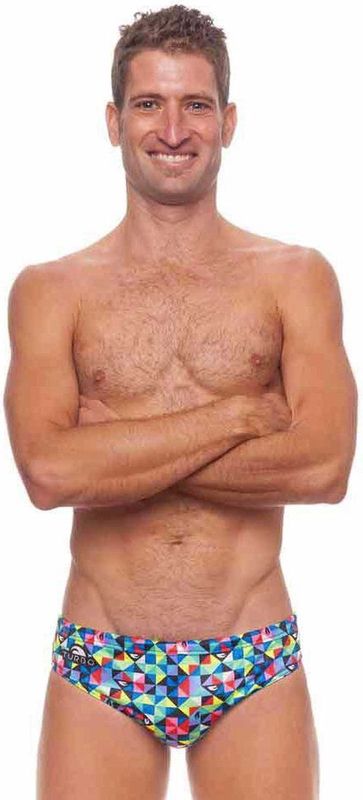 TURBO - Origam Zwemslip - Multicolor - Heren