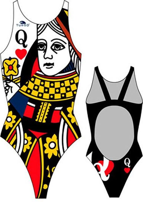 Turbo - Water Polo Kostuum - Felgekleurde - Chloorbestendig - Dames/Meisjes