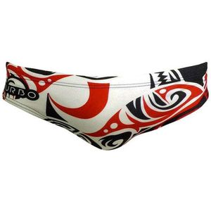 Turbo Maori Skin Tattoo Zwemslip Wit 2XL Man