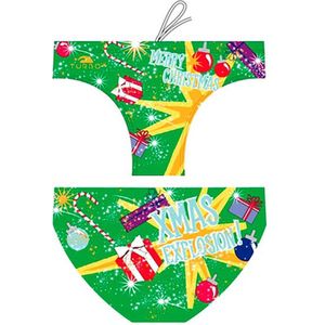 Turbo - Waterpolo Brief - Blauw - Chloorbestendig - Dubbel Gelaagd