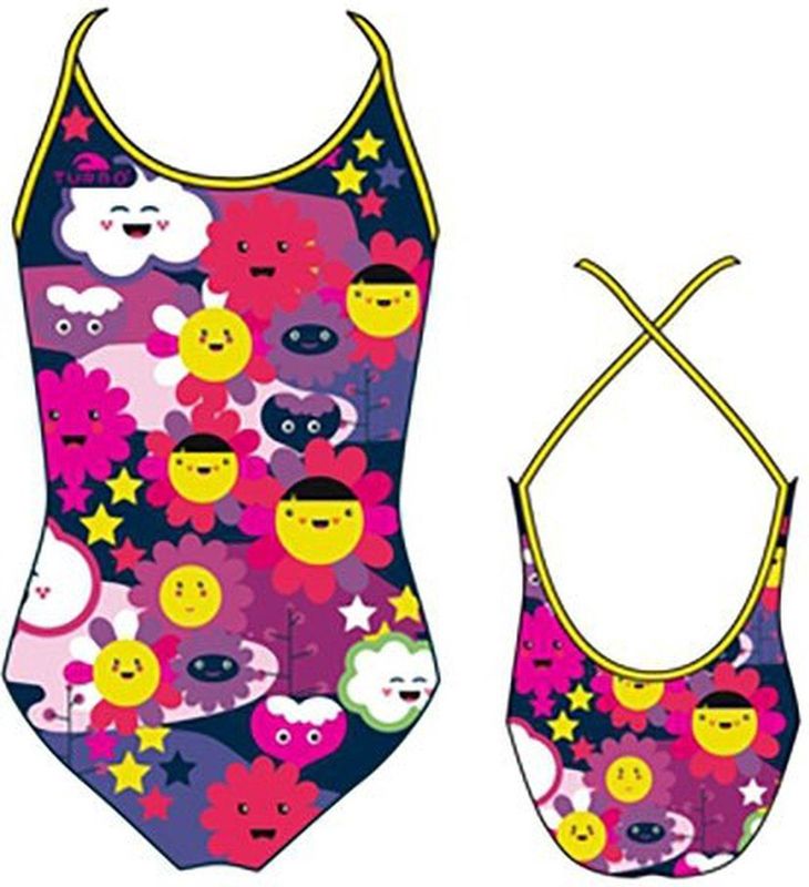 Turbo - Happy Flowers - Badpak - Dunne Bandjes