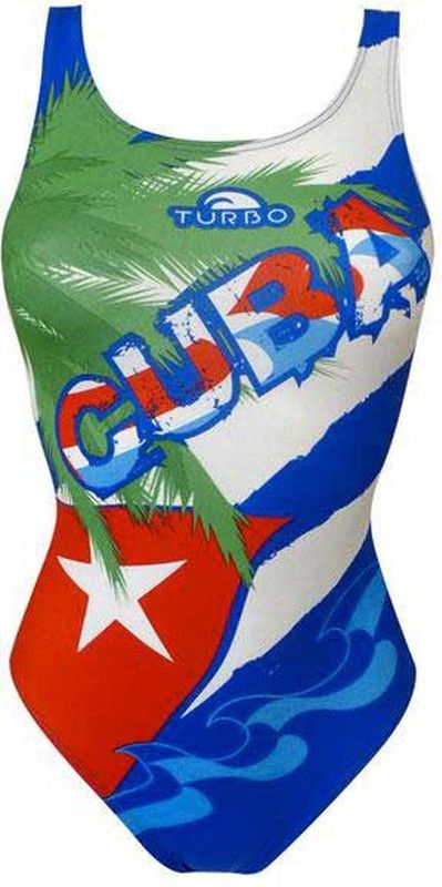 Turbo - Cuba Palmera - Badpak - Meisjes - Kleurig - Chloorbestendig
