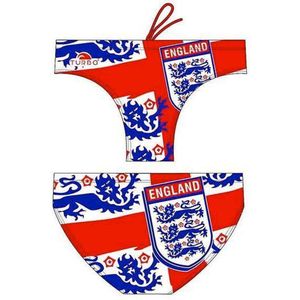 Turbo England Shield Zwemslip Rood 2XL Man