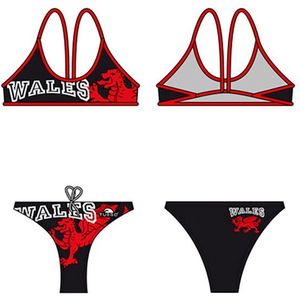Turbo - Wales Dragon - Bikini - Zwart