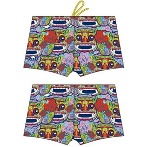 Turbo - Bali Tribal - Zwempak - Blauw - 55% Polyester PBT, 45% Polyester