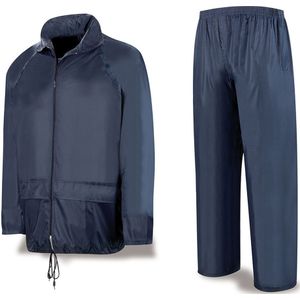 Kledingset Meteo Marineblauw Polyester Waterdicht Maat L