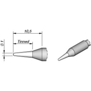 JBC Tools C245041 Soldeerpunt Ronde vorm, Recht Grootte soldeerpunt 1.0 mm Lengte soldeerpunt: 11 mm Inhoud: 1 stuk(s)