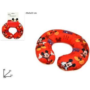 Disney Mickey Nekkussen - Voor Peuter/ Kleuter- Reiskussen - Jongens - Mickey Mouse 28X6X22CM