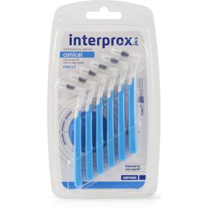 Interprox - Plus Conical - Interdentale Ragers - Blauw - 6 Stuks