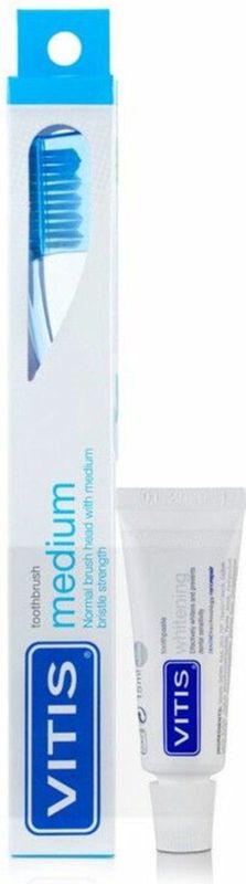 VITIS - Tandenborstel - Recyclebare Handgreep - Voor Dagelijks Gebruik - 1 Stuk