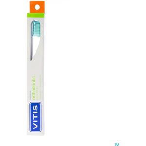 Vitis Orthodontic Access Tandenborstel met 15 ml verpakking tandpasta