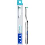 VITIS - Monotip - Tandenborstel - Geschikt voor grotere ruimten tussen tanden - Zachte Tynex borstelharen